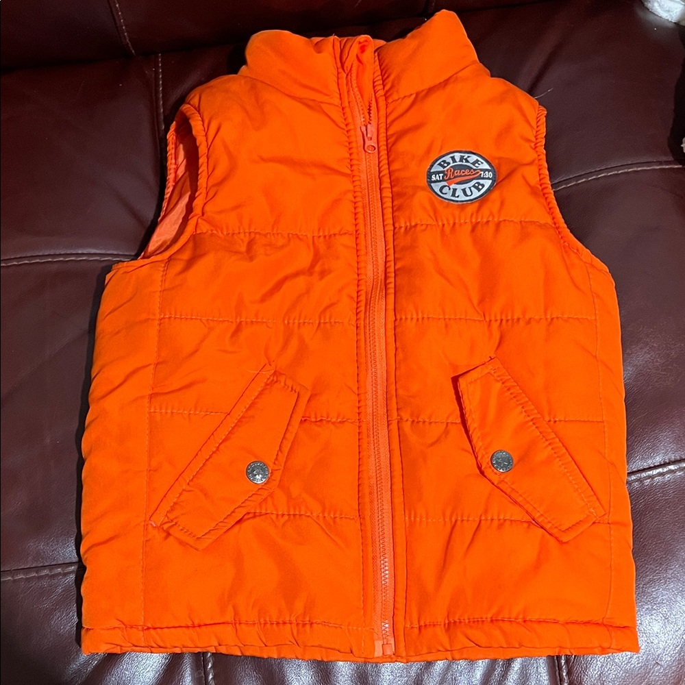 Kids Headquarters Orange Puffer Vest